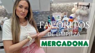 FAVORITOS DE LIMPIEZA DE MERCADONA 🧽🧺 OS ENSEÑO MIS PRODUCTOS FAVORITOS [upl. by Esorlatsyrc]