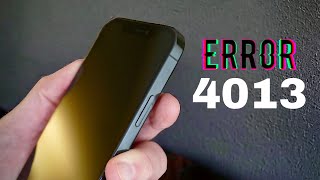 Decoding iPhone Error 4013 A Simple Guide to Fix It [upl. by Orpah]