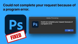 SOLVED Could not Complete your Request Because of a Program Error [upl. by Barta]