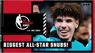 Biggest AllStar Snubs LaMelo Ball amp Jaylen Brown headline 👀  NBA Today [upl. by Negyam48]