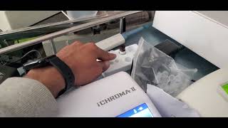 طريقة فحص هرمون TSH بواسطة ELIZA Caset of iChroma 2023 Using ichroma device to do TSH Test Biomed [upl. by Enisaj]