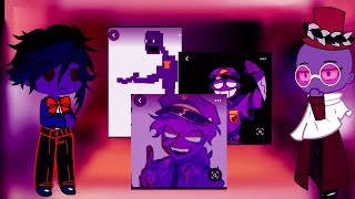 Overlords react to William afton as the new overlord [upl. by Anitteb656]