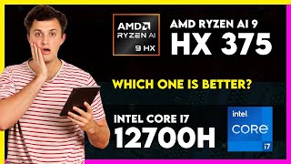 AMD Ryzen AI 9 HX 375 vs Intel Core i7 12700H Comparison [upl. by Octavia]