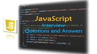 JavaScript Interview Questions amp Answers 2024 [upl. by Lopez]