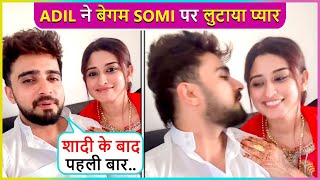 Adil Khan Durrani First Romantic Video With New Wife Somi Khan Says Ye Meri Biwi Hai [upl. by Fasta]