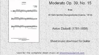 Diabelli  Moderato Op 39 No 15 [upl. by Shiller]