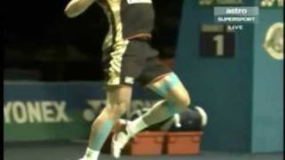 Badminton  LEE Chong Wei Slow Slow Motion Jump Shot [upl. by Henley872]