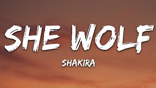 Shakira  She Wolf Lyrics sped up  1hour Lyrics [upl. by Corell]