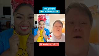 Singer with Down Syndrome AMAZES Vocal Coach😍❤️downsyndomeawareness vocalcoach singer lipsync [upl. by Burl]