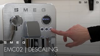 How to Descale your Machine  Smeg EMC02 [upl. by Lokkin393]