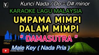 Karaoke Umpama Mimpi Dalam Mimpi  Damasutra [upl. by Ardnos]