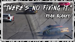 There is no fixing it  Ryan Blaney  NASCARs RADIOACTIVE from Talladega [upl. by Anelaj220]