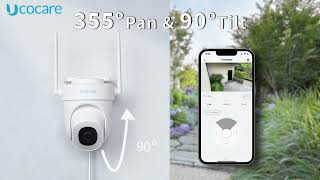 UCOCARE BK05 3K 5MP Security Camera 5G24GHz WiFi Wired Outside Cameras for Home Security [upl. by Ellehcer782]