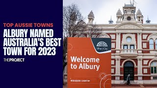 Albury Has Been Named As Australias Best Town For 2023 [upl. by Rolyat7]