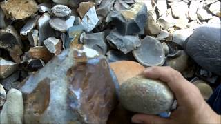 200  12 Spalling Chert Flint for Flintknapping [upl. by Yclek]