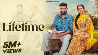 Lifetime Official Video  Khasa Aala Chahar  Rakhi Lohchab  New Haryanvi Songs 2024 [upl. by Ondine706]