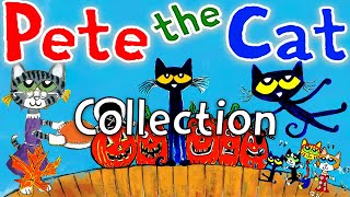 Pete the Cat Falling for Autumn and Pete The Cat Five Little Pumpkins  Halloween Collection [upl. by Haisa]