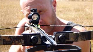 150LB CROSSBOW KIT 242FPS  RG DOT SIGHT G1 CAMO [upl. by Kraska]