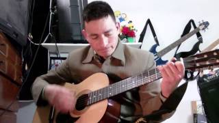 TUTORIAL alabanzas adoracion TU ERES SANTO y ESPIRITU DE DIOS en Guitarra [upl. by Neenaj422]