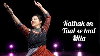 Taal se taal kathak semi classical dance performance by khyati Nayal [upl. by Neisa]