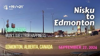 Nisku to Edmonton Alberta Canada [upl. by Enneillij]