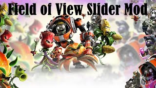 Plants vs Zombies Garden Warfare 2 Field of View Slider Mod [upl. by Krissy]