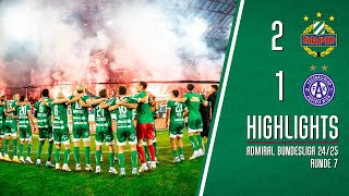 Highlights SK Rapid  FK Austria [upl. by Nawd]