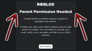 Roblox Parent Permission Update [upl. by Zippel]