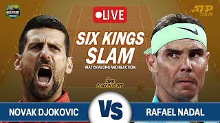 🎾DJOKOVIC vs NADAL  Six Kings Slam 2024  LIVE Tennis Watchalong [upl. by Namurt823]