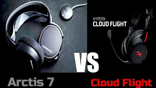 SteelSeries Arctis 7 vs HyperX Cloud Flight [upl. by Kwapong]