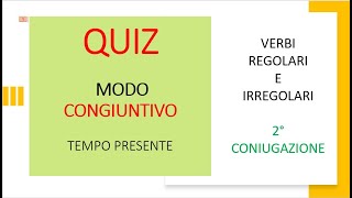 Italiano per stranieri Lezione 130 QUIZ CONGIUNTIVO PRESENTE [upl. by Atinev]