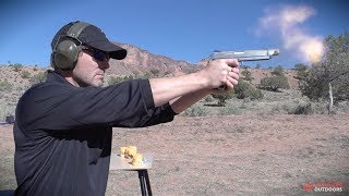 Making CTS Steel Sing with Coonans 357 Magnum Compensated 1911 Pistol [upl. by Itra]