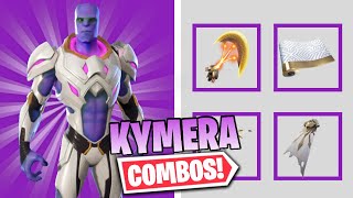 KYMERA COMBOS  FORTNITE SKIN REVIEW [upl. by Ardeha]