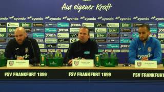 FSVPressekonferenz vor Großaspach [upl. by Delbert908]