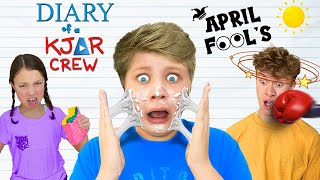 PRANK WAR on APRIL FOOLS Day DIARY of a KJAR Crew [upl. by Dnama524]