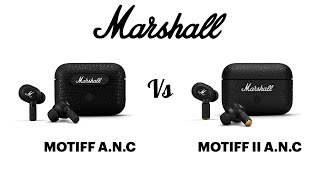 Marshall Motif ANC vs Motif 2 ANC Bluetooth Earphones Earbuds  Compare  Specifications  Features [upl. by Eiramenna]