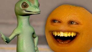 Annoying Orange vs Gecko Geico Spoof [upl. by Ekul636]