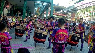 Chinese Drums Tanggu amp Acrobatic Lion Dance  Lunar New Year 2018  Sungei Wang Plaza  Kuala Lumpur [upl. by Fruin]