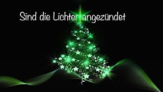 Sind die Lichter angezündet  Weihnachtslied mit Text  Lyrics  Für Klavier arr von Elmar Mihm [upl. by Lehpar641]