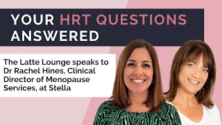 HRT QampA with Dr Rachel Hines  Your Hormone Replacement Therapy Questions Answered [upl. by Chilt716]