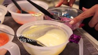 AVEDA Pure Pigments Haircolor Demonstration [upl. by Akitahs]