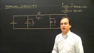 Drawing Electric Circuits With Volt Meters and Ammeters [upl. by Gauthier]