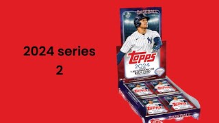 2024 Topps series 2 Hobby box break First look 👀 new product [upl. by Haras501]