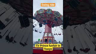 Swing ride at Tir Prince fun fair in Towyn [upl. by Pavlov]