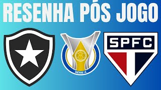 PÓS JOGO BOTAFOGO X SÃO PAULO [upl. by Anatlus320]