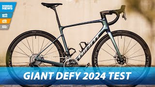 Giant Defy 2024 Test 71 kg leichtes EnduranceRennrad [upl. by Ylremik367]