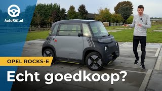 EV van 8500 euro is de Opel Rockse echt zo GOEDKOOP  AutoRAI TV [upl. by Yelyk]