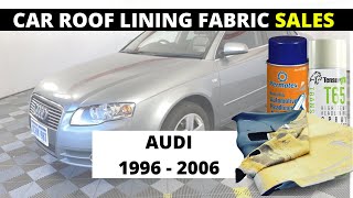 CAR HEADLINER FABRIC to suit AUDI shorts [upl. by Nylimaj]