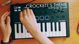 Jan Hammer  Crocketts Theme from Miami Vice Live Loop Cover  Minilab 3 [upl. by Ydaf]