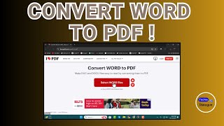 How to Convert Word to PDF [upl. by Sueaddaht]